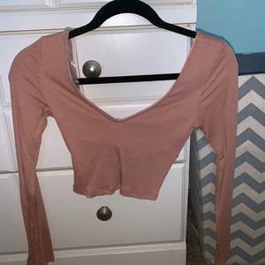 Twist-Back Crop Top